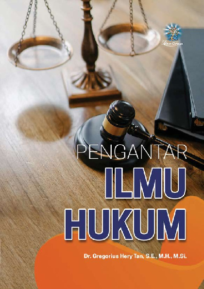 Sampul buku Pengantar Ilmu Hukum